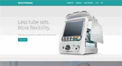 Desktop Screenshot of acutronic-medical.ch