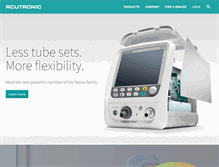 Tablet Screenshot of acutronic-medical.ch